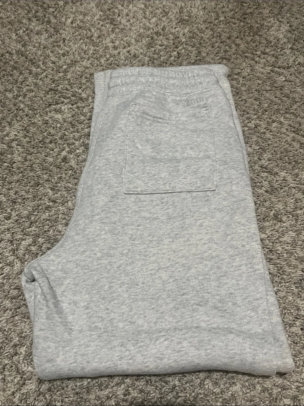 Hollister Light Gray Heather Men's Baggy Sweatpants
